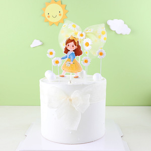 Decorazione per <span class=keywords><strong>Torta</strong></span> di Compleanno per Bambina con Accessori per Feste di Compleanno e Topper per <span class=keywords><strong>Torta</strong></span> - Product Image 2
