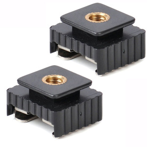 Soporte de flash para cámara SC-6 de plástico con tornillo de 1/4-20 de liberación rápida - Product Image 1