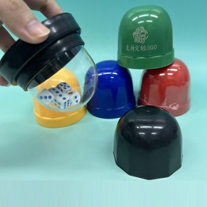 Hot Bar Xúc xắc hộp chống gian lận xúc xắc cup tùy chỉnh logo ngăn chặn gian lận với khuyến mãi trò chơi xúc xắc đầy màu sắc chơi trò chơi - Product Image 1