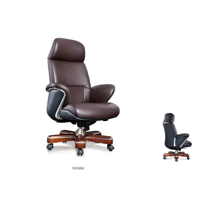 Mobili per ufficio di lusso moderno ergonomico sedie da ufficio in pelle