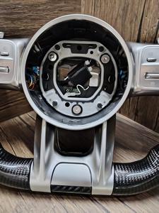 Volant en fibre de carbone personnalisé avec écran LED pour Mercedes Benz C63 W213 C43 A45 G63 <span class=keywords><strong>AMG</strong></span> Style sport racing Garantie 1 an - Product Image 4