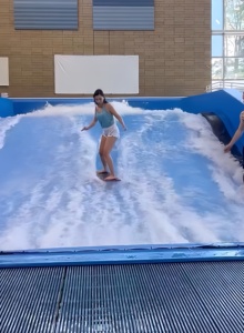 Prix usine Double voie <span class=keywords><strong>bleu</strong></span> clair simulateur de surf parc aquatique Commercial équipement d'attraction jeu d'eau de haute qualité 304 - Product Image 6