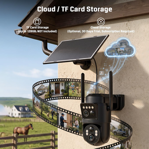 AVstart OEM ODM Ubox <span class=keywords><strong>App</strong></span> Dual-Objektiv 4G Solar-Überwachungskamera mit 12000mAh Akku und PIR-Bewegungserkennung - Product Image 3