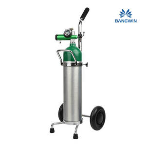 Promotion sur la vanne à bascule CGA870 à haute pression populaire bouteille d'oxygène médical sans soudure en aluminium 10kg poids bouteilles de gaz - Product Image 5