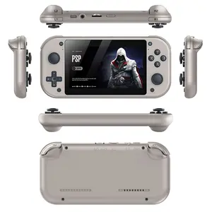 M17 Game genggam 4.3 inci 4K HD, kontroler penutup Gamepad kustom plastik PSP nirkabel sentuhan lembut