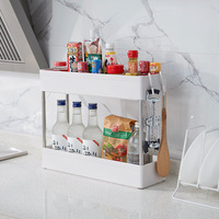Support de rangement sur pied multicouche avec roues Support d'organisation mobile pour la cuisine, la chambre à coucher et la salle de bain