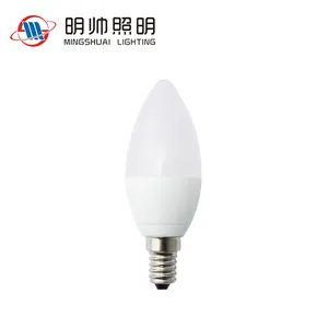 Zhe Jiang โรงงาน CE & ROHS ได้รับการอนุมัติ C35 E14นำแสงเทียน4วัตต์นำโคมไฟ C35 E27 100-240โวลต์350lm