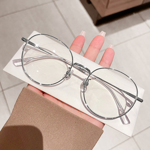 Bán buôn titan kim loại khung quang học Chống ánh sáng màu xanh kính thời trang vòng kính mắt cho phụ nữ người đàn ông - Product Image 1