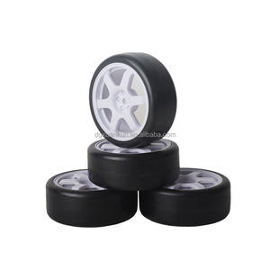1 Par / 2 Piezas TS01219 1/10 Neumáticos de <span class=keywords><strong>Asfalto</strong></span> de Goma Plástica Pre-Montados para Coche de Turismo 24X/28X/32X/36X/40X - Product Image 2