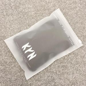 Biodegradable Frosted matte ziplock OEM waterproof bag zipper plastic zip packing bag for clothing