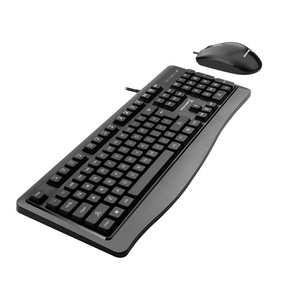 Great <b>Wall</b> MK860 <b>Wired</b> Keyboard Mouse Combo 104 Keys Usb English Multimedia Business Office - Product Image 3