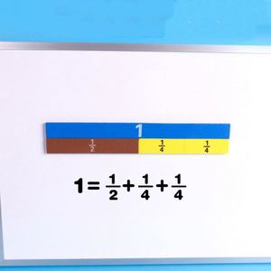 Material Didáctico <span class=keywords><strong>de</strong></span> Matemáticas, Manipulativos Educativos, Equivalencia, Grado <span class=keywords><strong>4</strong></span>, Fichas Magnéticas <span class=keywords><strong>de</strong></span> Fracciones para Niños - Product Image 5