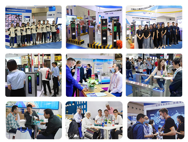 Office Subway 304SS Facial Recognition Rfid Card Reader Swing Turnstile ...
