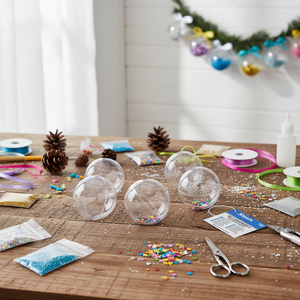 Sfere di Plastica Trasparente da 5CM all'Ingrosso, Modello 689219 del Marchio Cinese Peiyong per Artigianato e Decorazioni - Product Image 3