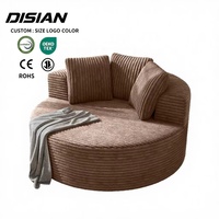 Sofá Cama Modular de Tela Plegable y Comprimido al Vacío, Personalizado OEM ODM, Sillón Individual para Sala de Estar