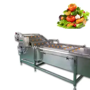 spinach lettuce green vegetables suppliers washing 1000k/h fruits and vegetable purifier cleaning machine
