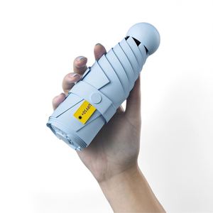 Promotion : Mini parapluie de poche ultraléger, compact et pratique, avec protection UV, pliable en cinq sections, nouveau style capsule, personnalisable avec logo - Product Image 2