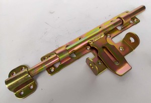 Tige de maintien de <span class=keywords><strong>portail</strong></span> en bois, goujon de fixation au <span class=keywords><strong>sol</strong></span> pour <span class=keywords><strong>portail</strong></span> en bois, noir - Product Image 6