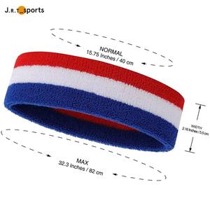 Bandeaux de sport en coton pour femmes et hommes, bandeaux extensibles et doux pour la salle de sport, la course à pied, le yoga - Accessoire de sport confortable - Product Image 1