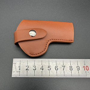 Funda de Cuero Táctica para Llavero de Pistola, Funda Protectora para Pistola en Miniatura, para Modelo de Aleación a Escala 1:3 - Product Image 4