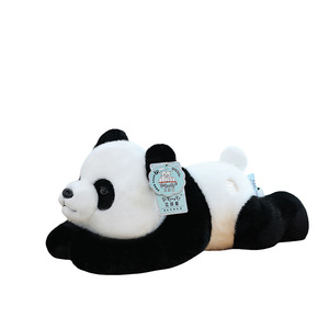 <span class=keywords><strong>Panda</strong></span> géant réaliste brodé Mengbang, peluche super douce, rembourrage en coton PP, vernissage UV, recharge USB, anti-stress - Product Image 5