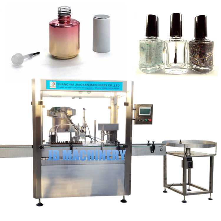 JB-Y2 Shanghai Factory Low Price Easy Operate Vials Viscous Liquid Nail Polish Filling Capping Machine