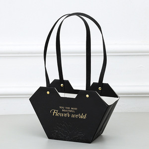 Caixa de Presente Floral em Forma de Coração Ecológica e Portátil para Embalagem de Buquês de Florista, Arte Floral DIY para o Dia das Mães e Dia dos Namorados - Product Image 6