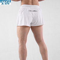 Short de sport uni respirant en nylon 100% de haute qualité pour l'entraînement d'été avec logo personnalisé vente en gros