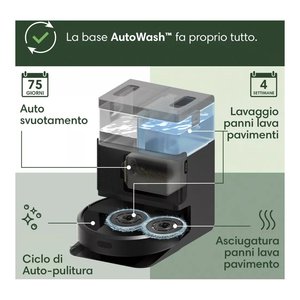 Roomba Combo Plus 405 Autowash Dock Noir G185040 Robot de nettoyage des sols humide et sec 7000 Pa d'aspiration Réservoir de 2 litres - Product Image 4