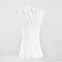 Pailles jetables flexibles pour boissons, fabrication artistique, bar, hôtel, milk-shakes, taille personnalisée, emballage, logo acceptable