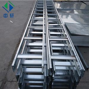 מגש כבל תעשייתי אורך מותאם אישית עמיד אלומיניום סולם משטח נירוסטה עבור הנחת כבל בנייה כימית - Product Image 5