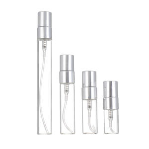 Vente en gros de flacons pulvérisateurs vides en verre transparent miniatures de 2 ml, 3 ml, 5 ml, 10 ml, rechargeables, pour échantillons de parfum, atomiseur - Product Image 2