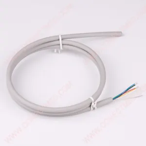 Single Lead ECG Lead Wire For ECG Patient Monitor With Silver Copper Conductor And Braided Shield