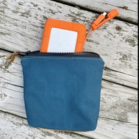 Dompet Pria Multifungsi Kapasitas Besar, Tas HP, Dompet Koin, Kanvas, Tempat Kartu