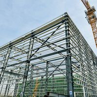 Estructura de Acero para Exteriores, Elegante Diseño de Taller/Almacén que Mejora la Imagen General de la Empresa