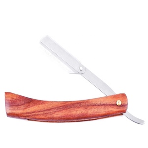 Navaja de Afeitar Recta de Alta Calidad para Hombre, Navajas de Barbero Manuales, Hoja de Acero Inoxidable, Diseño Personalizado con Logotipo y Empaque - Product Image 3