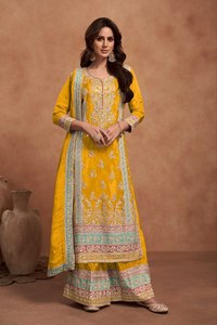 Véritable Simar Soie Designer Salwar Kameez au Prix de Gros Robe avec Dupatta Costume De Mariage Partywear Inde Produit En Vrac - Product Image 4