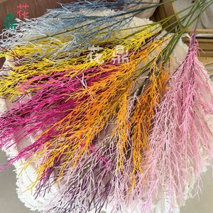 Flores de Seda Artificiales Coloridas con Efecto de Fuegos Artificiales para Decoraciones de Boda, Arreglos Florales de Alta Gama para Hoteles, Variedad Mixta - Product Image 1