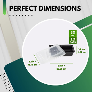 กล่องใส่อาหารพลาสติก BlackBox สำหรับไมโครเวฟ พร้อมฝาปิด ป้องกันการรั่วซึม ใช้กับช่องแช่แข็งได้ - Product Image 2