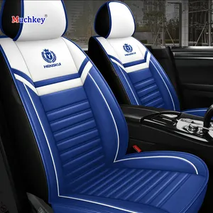 Muchkey Hot Sale Full Set Car Seat Cover PU Leather Car Cushion Covers Waterproof Protectors Car Seat Covers