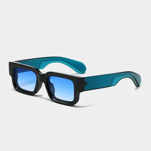LBA 3401 popolare occhiali da sole quadrati spessi personalizzati Logo di marca da donna tonalità firmate 2024 rettangolari occhiali da sole moda uomo