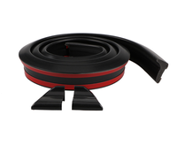 Accessoires de voiture Décoration extérieure Protection de porte de voiture noire Protection de carrosserie Bande de protection de porte