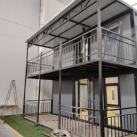 Maison préfabriquée pliable à double étage |   Solution d'hébergement haute densité avec installation rapide
