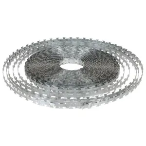 Toptan Concertina dikenli tel bobin 900mm çap dikenli tel Knot düğüm 2.5mm paslanmaz dikenli tel çit