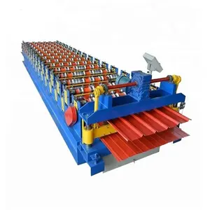 Cortador hidráulico Máquina formadora de rollos para techos para cortador de azulejos Azulejo de acero coloreado