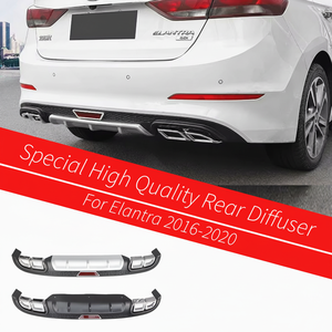 Diffuseur arrière en plastique PP pour <span class=keywords><strong>Hyundai</strong></span> ELANTRA 2016-2020 Lèvre de pare-chocs arrière - Product Image 1