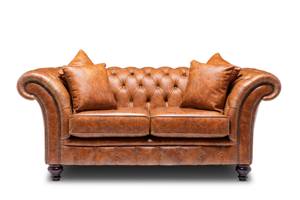 Premium Vintage Leather Chesterfield Loveseat 2 Seater Tufted <b>Sofa</b> for Living Room Wholesale - Product Image 2