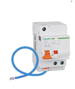 EA9RN4C3230CA RCBO 6kA 400V CA Curva C Montaje en Riel DIN Distribución de Energía Industrial Trifásica 63A Mini - Product Image 1