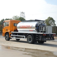 Camion épandeur de bitume SHACMAN 210HP, remorque routière, distributeur d'asphalte pour la construction et l'entretien routier