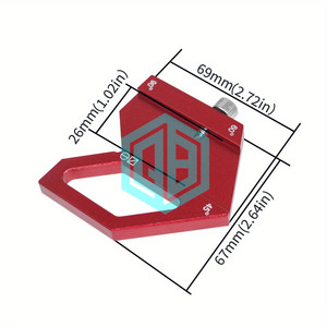 Règle en acier pour le travail du bois bloc de positionnement Center Finder 45/60/90 degrés Angle Scriber ligne jauge de marquage <span class=keywords><strong>menuiserie</strong></span> disposition carrée - Product Image 4